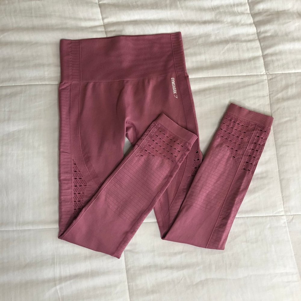 Gymshark Energy Seamless Leggings Dusky Pink S